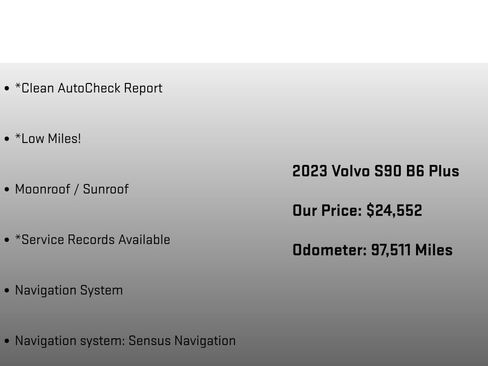 Used 2023 Volvo S90 B6 Plus AWD/4WD image 12