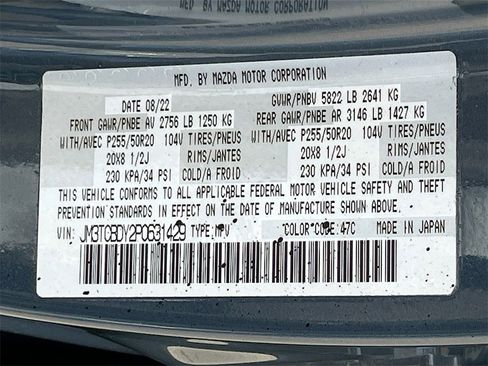 Used 2023 MAZDA CX-9 Carbon Edition image 36