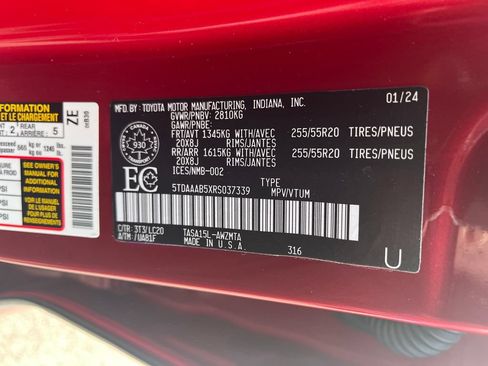 Used 2024 Toyota Grand Highlander AWD image 31
