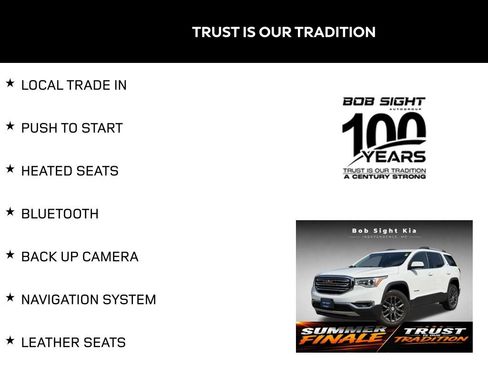 Used 2018 GMC Acadia SLT FWD image 2