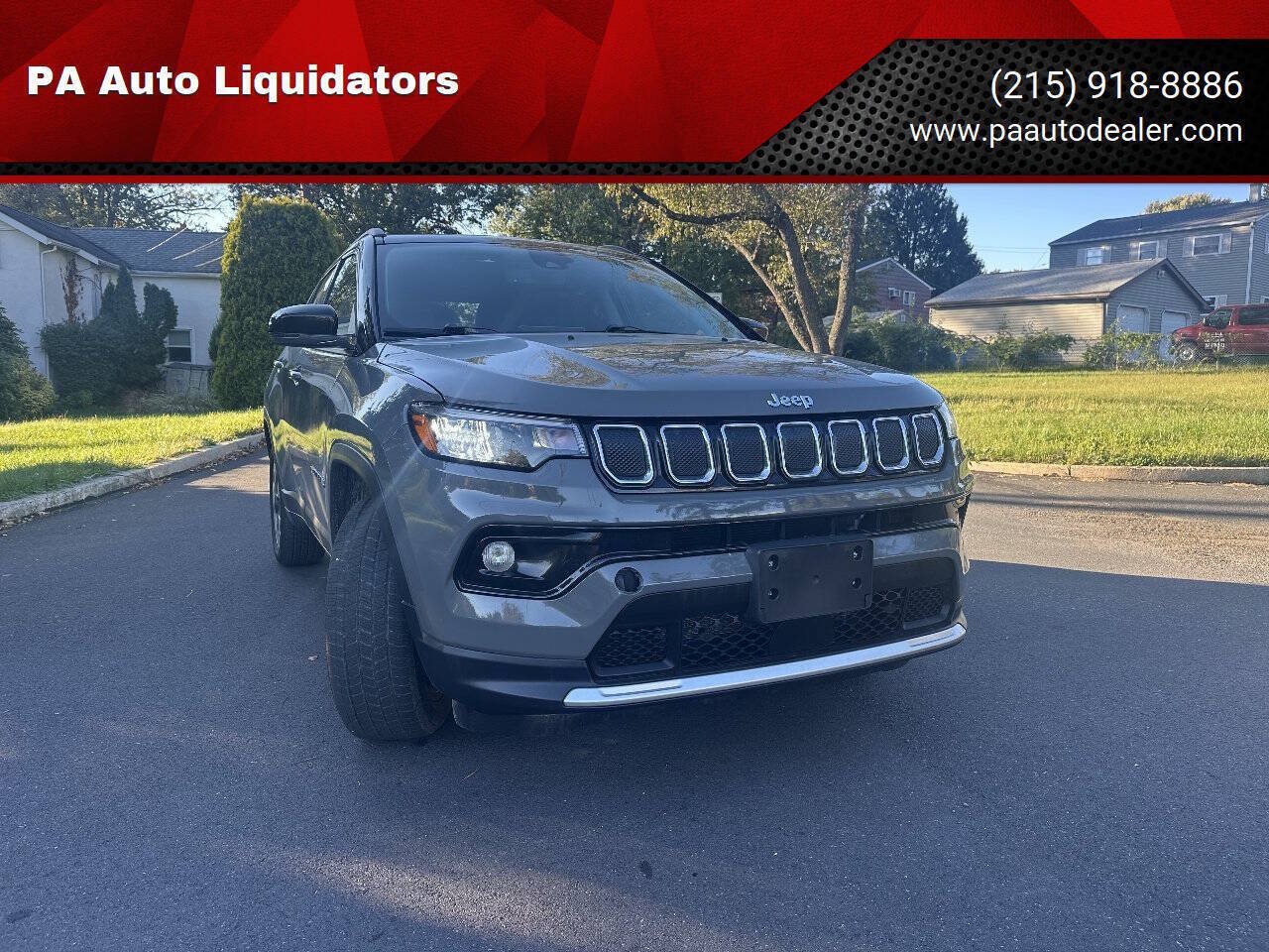 Used 2022 Jeep Compass Limited w/ Sun and Sound Group AWD/4WD image 1