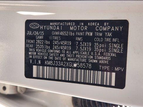 Used 2016 Hyundai Tucson Limited w/ Option Group 03 FWD image 32