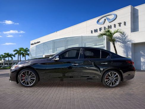 Used 2023 INFINITI Q50 Red Sport 400 w/ Black Opal Edition RWD image 4