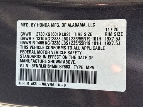Used 2021 Honda Odyssey Touring image 20