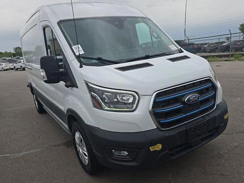 Used 2022 Ford E-Transit Medium Roof w/ Load Area Protection Package RWD image 2