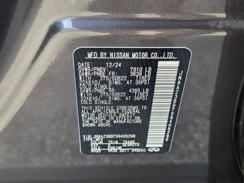 Used 2025 INFINITI QX80 Luxe w/ Cargo Package AWD/4WD image 26