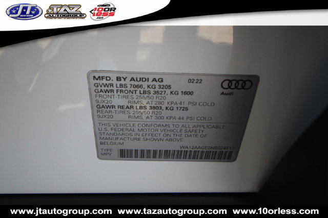 Used 2022 Audi e-tron Premium Plus w/ Premium Plus Package AWD/4WD image 27