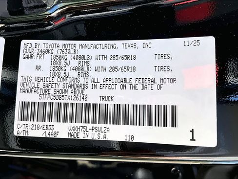 Used 2026 Toyota Tundra TRD Pro AWD/4WD image 47