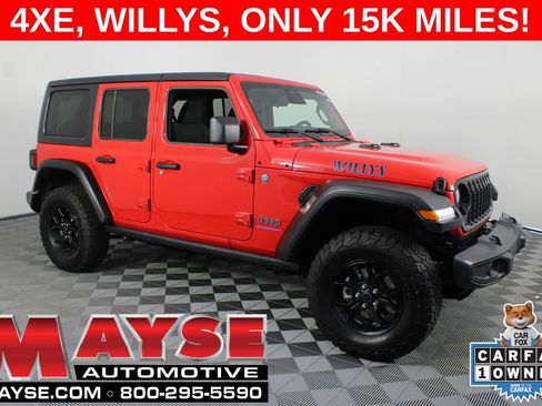 Used 2025 Jeep Wrangler Unlimited Sport S 4xe AWD/4WD image 1