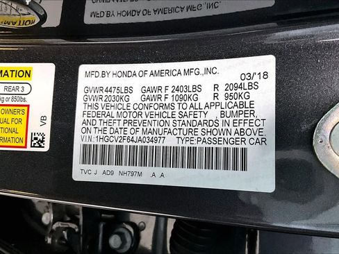 Used 2018 Honda Accord EX-L image 19
