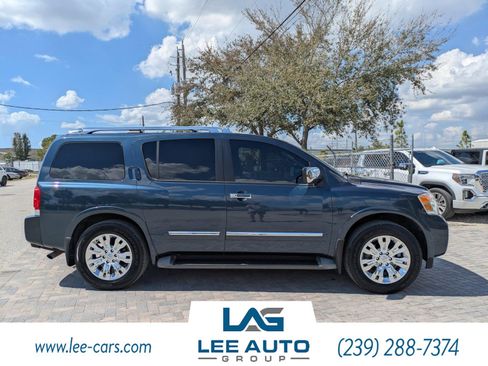Used 2015 Nissan Armada Platinum w/ 2nd Row Captain Seat Package image 2