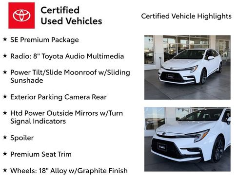 Certified 2023 Toyota Corolla SE FWD image 7