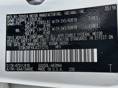 Used 2018 Toyota Highlander XLE FWD image 12