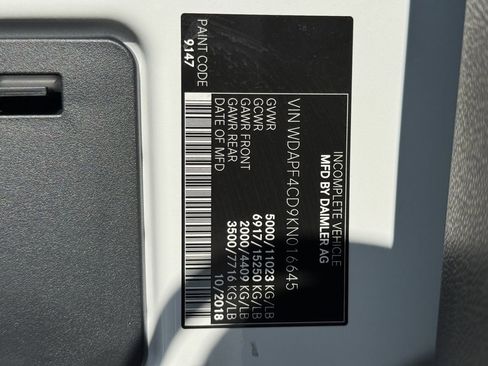 Used 2019 Mercedes-Benz Sprinter 170 w/ Chrome Grille Package image 21