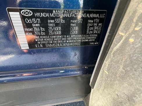 Certified 2022 Hyundai Santa Fe SEL FWD image 12