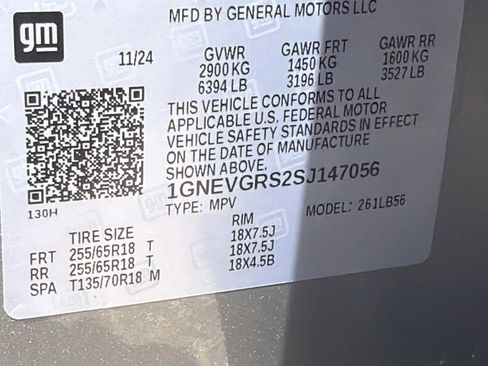 Used 2025 Chevrolet Traverse LT AWD/4WD image 12