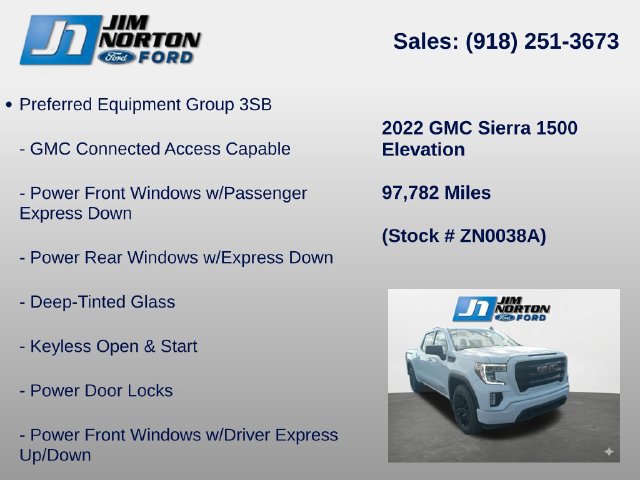 Used 2022 GMC Sierra 1500 Elevation AWD/4WD image 8