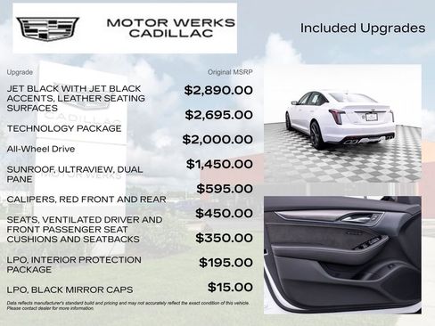 New 2026 Cadillac CT5 V w/ Technology Package AWD/4WD image 9