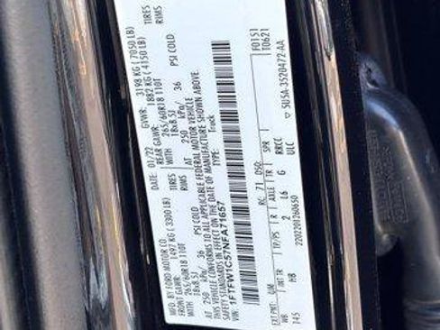 Used 2022 Ford F150 Lariat w/ Max Trailer Tow Package RWD image 36