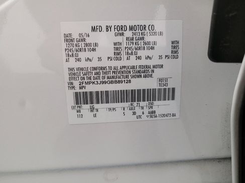 Used 2016 Ford Edge SEL w/ Equipment Group 201A FWD image 33