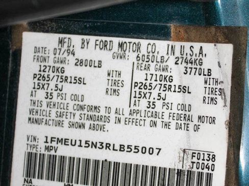 Used 1994 Ford Bronco XLT image 15