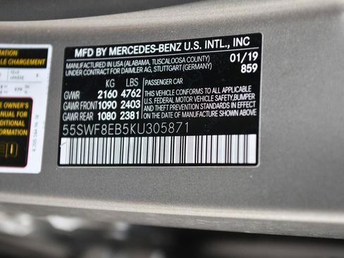 Used 2019 Mercedes-Benz C 300 4MATIC Sedan w/ AMG Line image 32