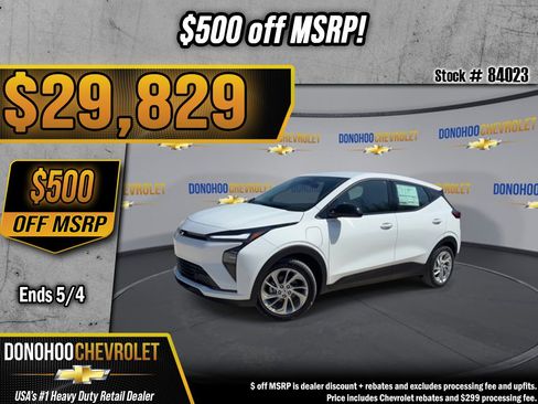 New 2027 Chevrolet Bolt LT w/ Comfort Package FWD image 1