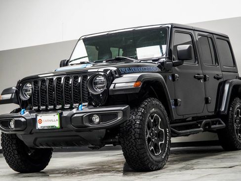 Used 2021 Jeep Wrangler Unlimited Rubicon 4xe w/ Cold Weather Group image 9