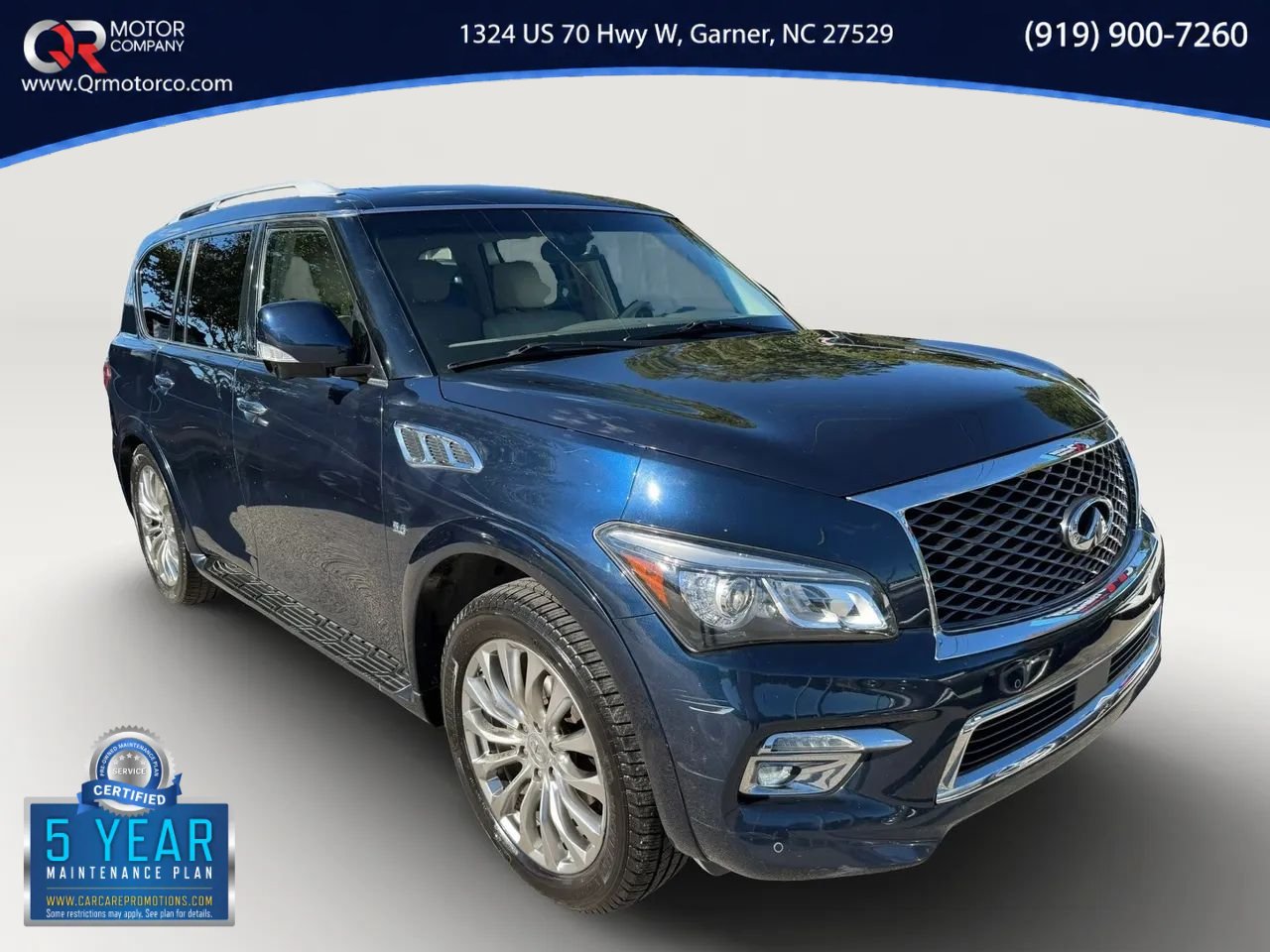 Used 2015 INFINITI QX80 4WD w/ 22" Wheel Package image 1