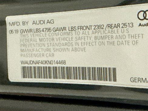 Used 2019 Audi A4 2.0T Premium w/ Convenience Package image 38