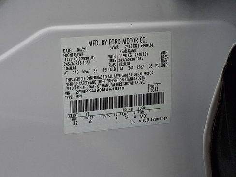 Certified 2021 Ford Edge SEL w/ Convenience Package image 26