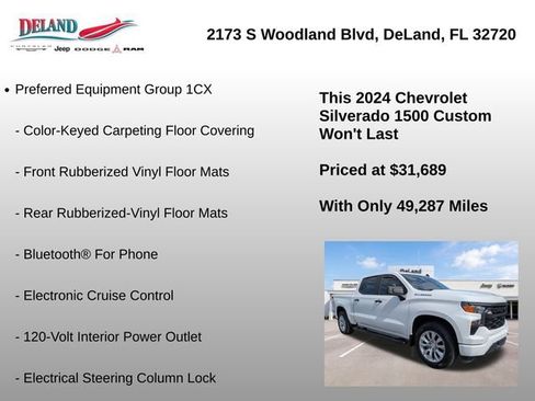 Used 2024 Chevrolet Silverado 1500 Custom RWD image 12