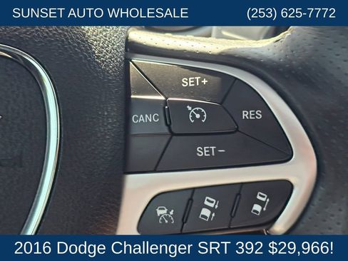 Used 2016 Dodge Challenger SRT w/ Technology Group RWD image 34