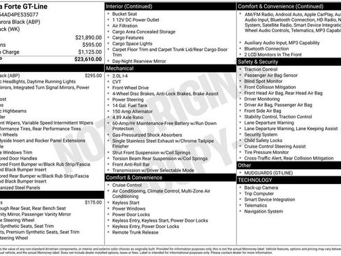 Certified 2023 Kia Forte GT-Line image 4