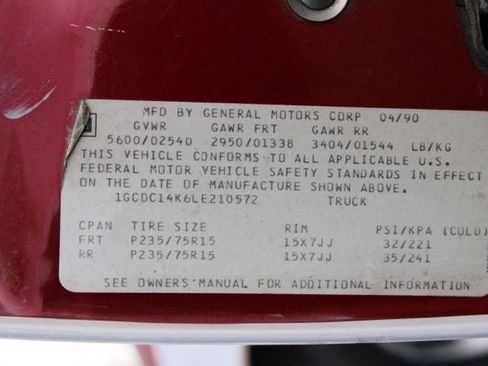 Used 1990 Chevrolet Silverado 1500 2WD Regular Cab image 33