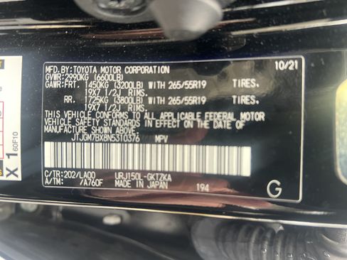 Used 2022 Lexus GX 460 Luxury w/ Accessory Package AWD/4WD image 36