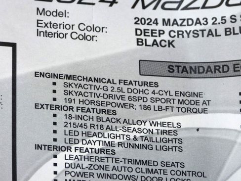 Used 2024 MAZDA MAZDA3 s FWD image 81