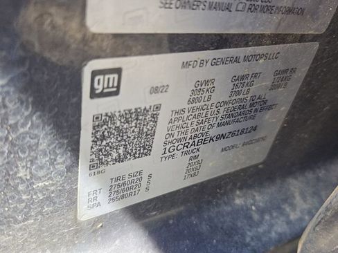 Used 2022 Chevrolet Silverado 1500 Custom RWD image 7