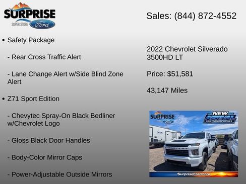 Used 2022 Chevrolet Silverado 3500 LT w/ All Star Edition AWD/4WD image 17