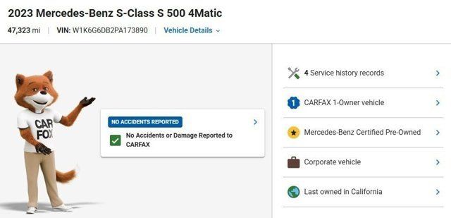 Used 2023 Mercedes-Benz S 500 4MATIC image 3