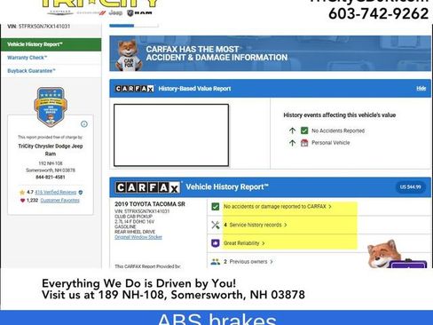 Used 2019 Toyota Tacoma SR image 12