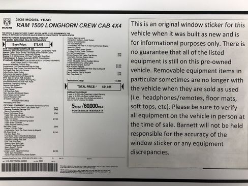 Used 2025 RAM 1500 Limited image 2
