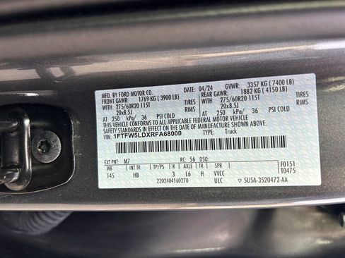Used 2024 Ford F150 Lariat w/ Bed Utility Package AWD/4WD image 35