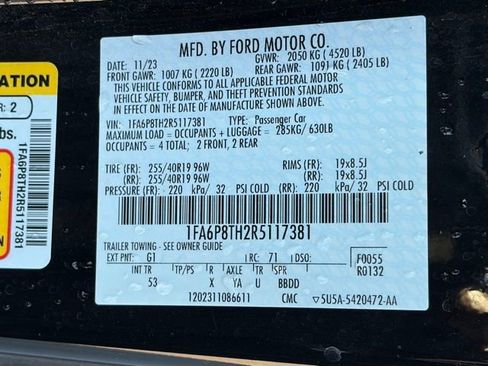 Used 2024 Ford Mustang Premium RWD image 23