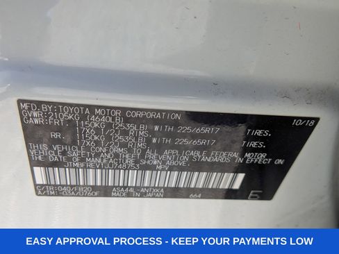 Used 2018 Toyota RAV4 LE w/ All Weather Liner Package AWD/4WD image 22