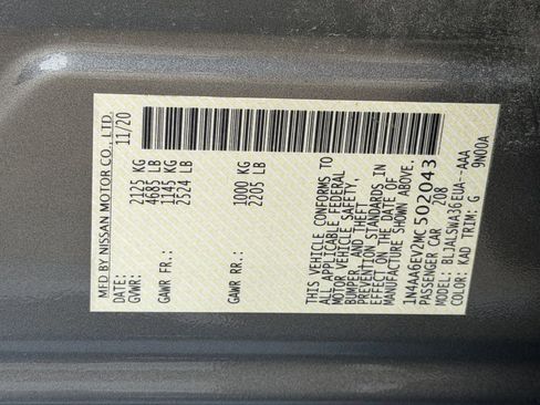 Used 2021 Nissan Maxima SR w/ Sport Mat Group FWD image 33
