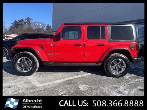 Used 2018 Jeep Wrangler Unlimited Sahara w/ Cold Weather Group image 2