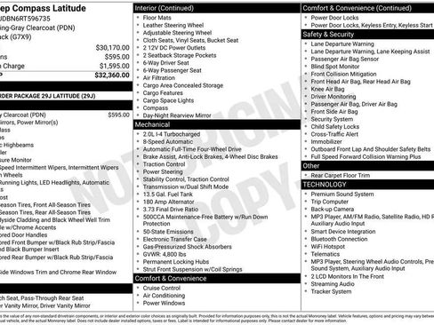 Used 2024 Jeep Compass Latitude AWD/4WD image 2