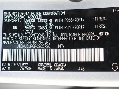 Certified 2024 Toyota 4Runner SR5 Premium w/ Moonroof Package AWD/4WD image 34