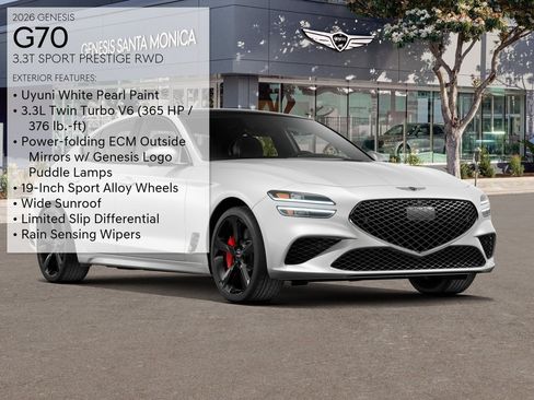 New 2026 Genesis G70 3.3T Sport Prestige RWD image 3